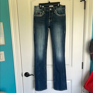 Miss Me Dark Blue Boot Cut Jeans